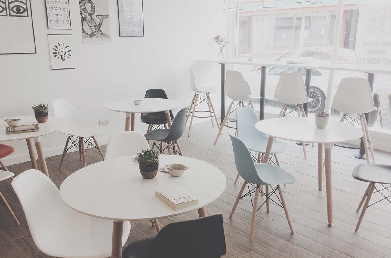 A quiet meeting space for reviewing financial goals, debt, and retirement priorities.